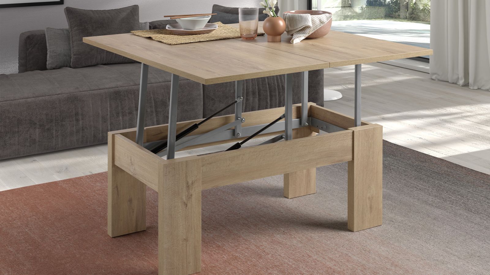 10 tables basses relevables pour optimiser l'espace dans votre salon  Table  basse transformable, Table basse relevable, Table basse convertible